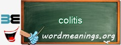 WordMeaning blackboard for colitis